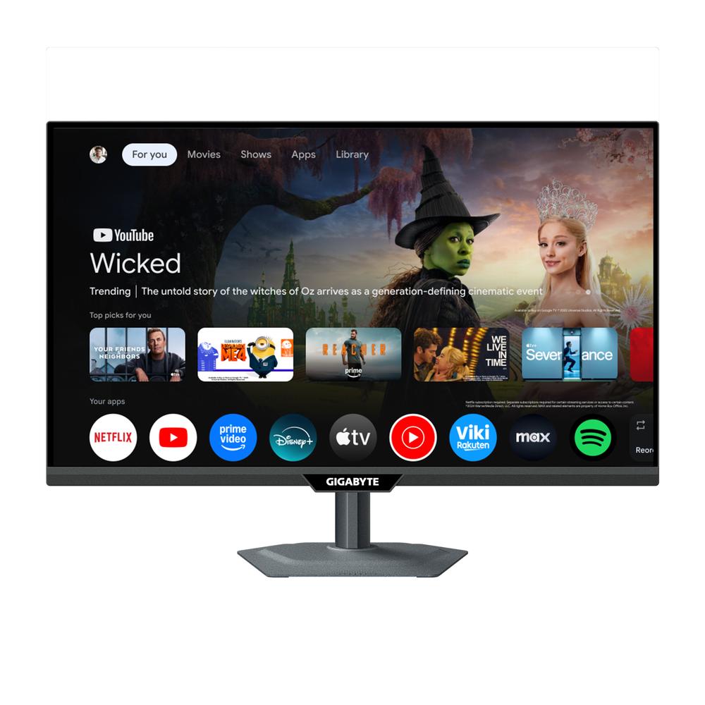 Gigabyte M27QS 27" QHD IPS 180Hz HDR400 Google TV leikjaskjár, svartur - image 2 [aa5c1ce775]