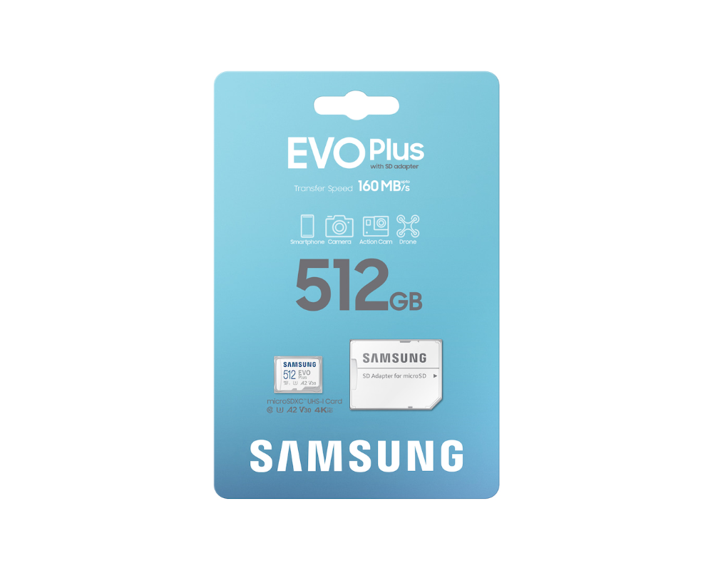 Samsung Evo Plus MicroSD 512GB UHS-1 U3 minniskort m/breytistykki - image 8 [bdeb129380]