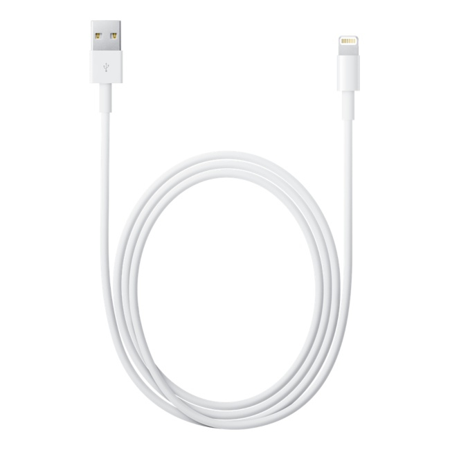 Apple USB-A í Lightning kapall, 2 metrar, hvítur - image 3 [3b7a4cfaaf]