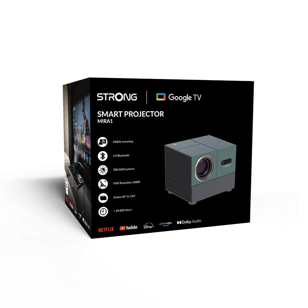 MIRA1 FHD skjávarpi frá Strong með GoogleTV - image 17 [1389d14540]