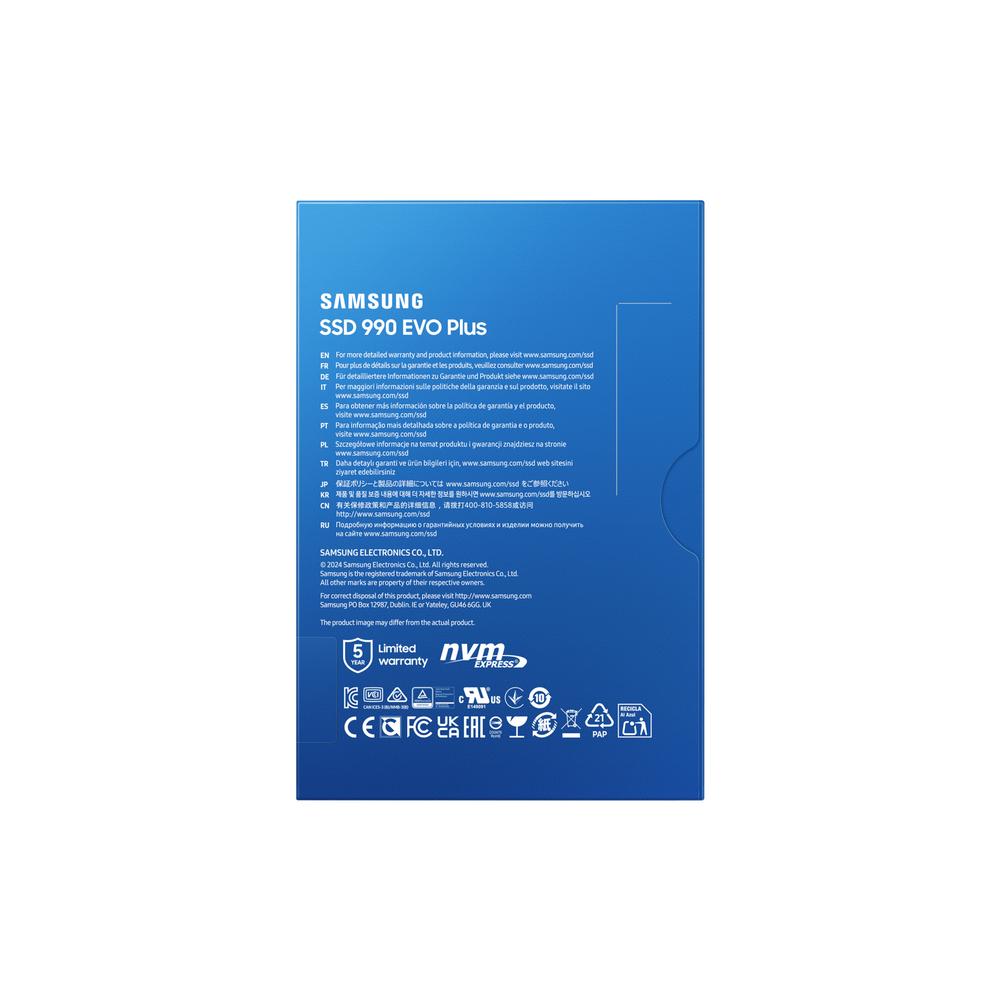 4TB PCIe Gen5 NVMe 2.0 SSD M.2 Samsung 990 EVO Plus - PS5 Ready - image 12 [dc64a3f50d]