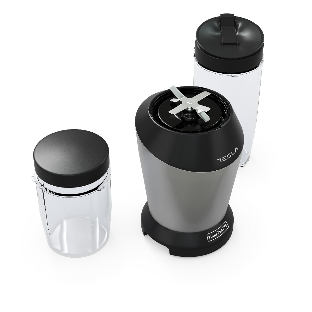 Tesla Nutri blandari, 1000W, 22000rpm, 1L kanna og 700ml mál ásamt lokum - image 4 [2fb3961f06]