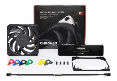Noctua NF-A12x25 Chromax PWM hljóðlát kassavifta, 6 ára ábyrgð - image 3 [0e2178470a]