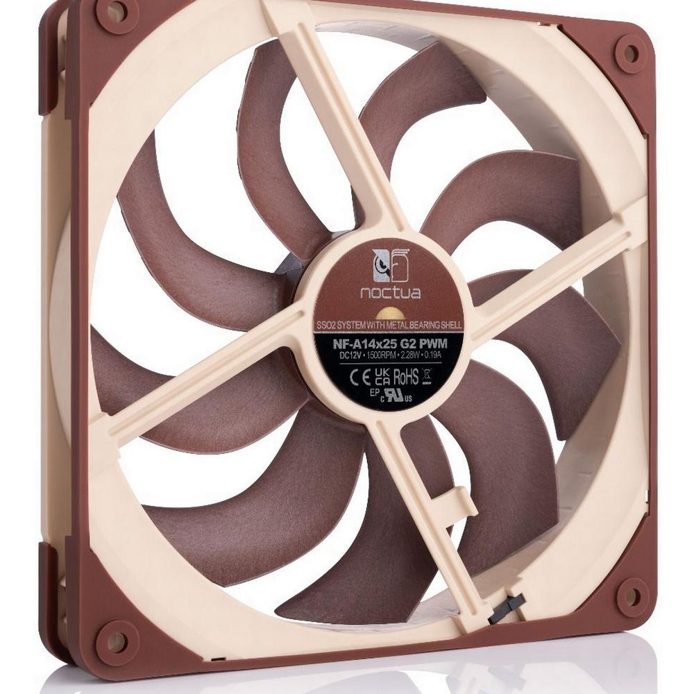 Noctua NF-A14x25 G2 hljóðlát kassavifta, 6 ára ábyrgð - image 4 [bdfa66b3b3]