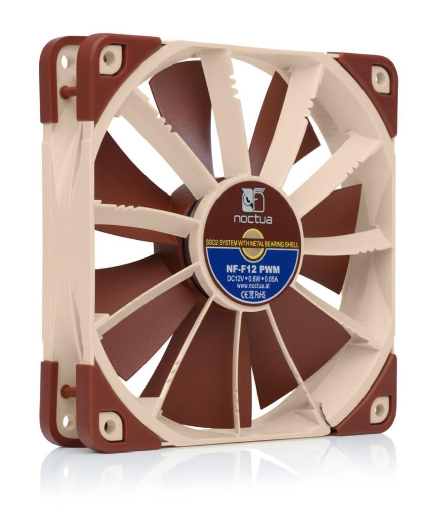 Noctua NF-F12 Focused Flow PWM kassavifta, 6 ára ábyrgð - image 2 [c4f20c2359]