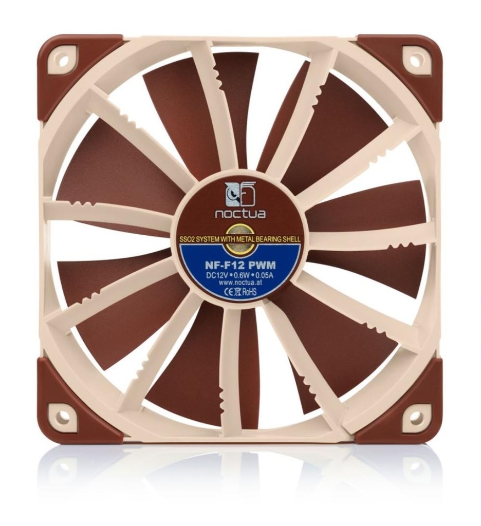 Noctua NF-F12 Focused Flow PWM kassavifta, 6 ára ábyrgð - image 4 [59ebedeba9]