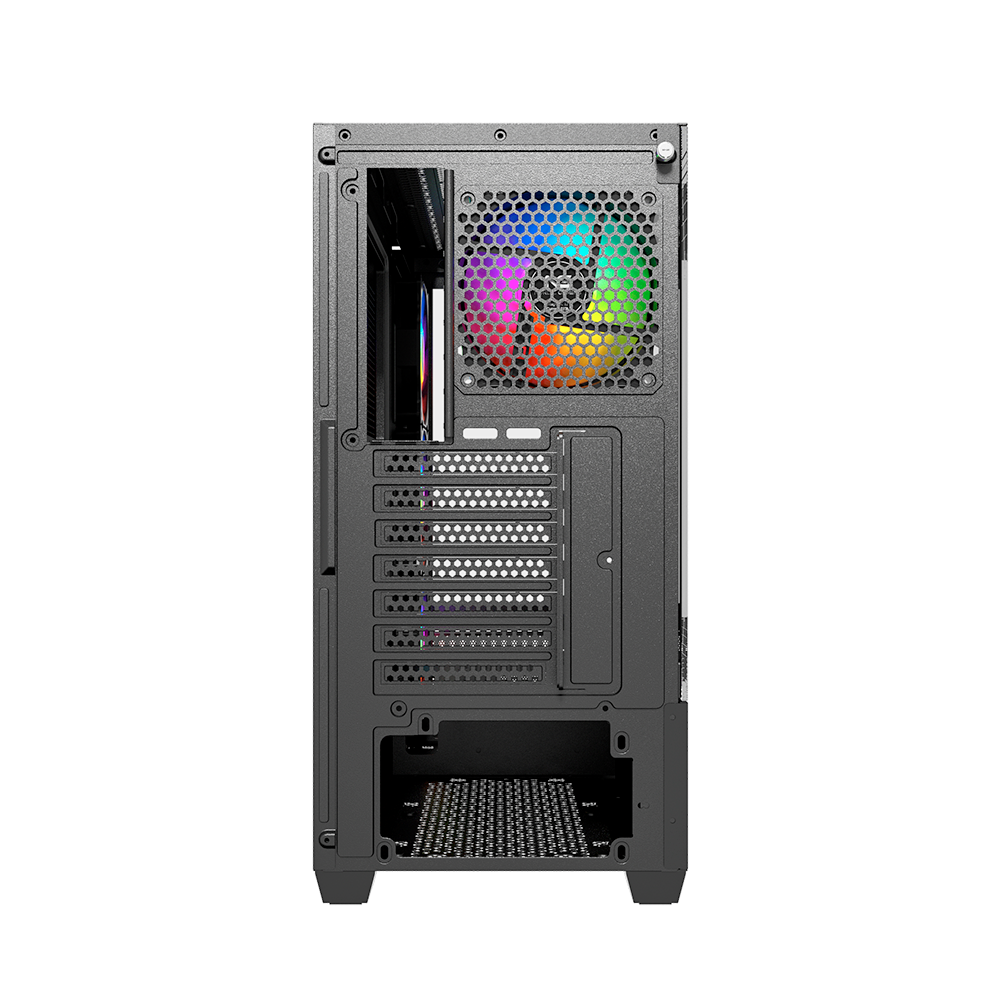 Nordic Gaming Hugin ATX TG RGB turnkassi m. glugga, Svartur - image 4 [ea1526131a]