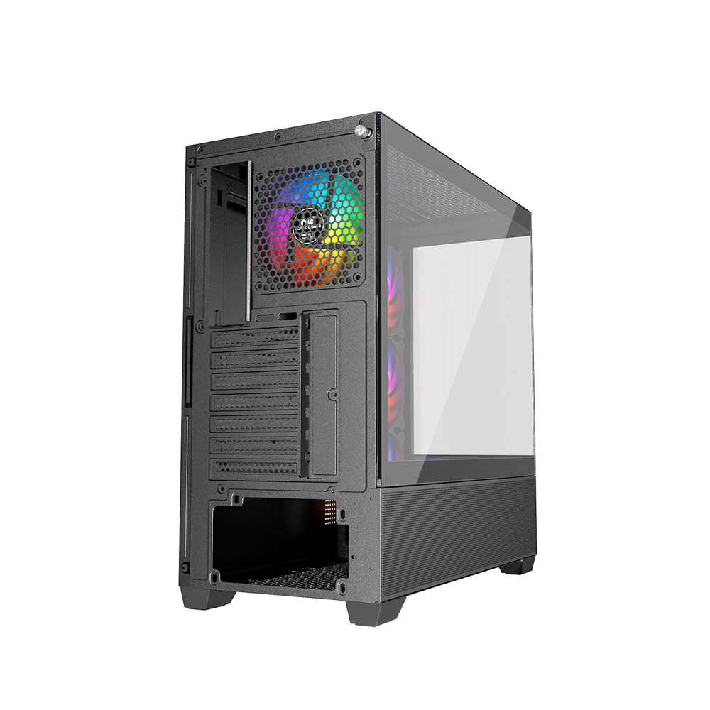 Nordic Gaming Hugin ATX TG RGB turnkassi m. glugga, Svartur - image 5 [68dc354e28]