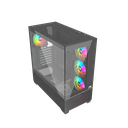 Nordic Gaming Hugin ATX TG RGB turnkassi m. glugga, Svartur - image 6 [895f3aa907]