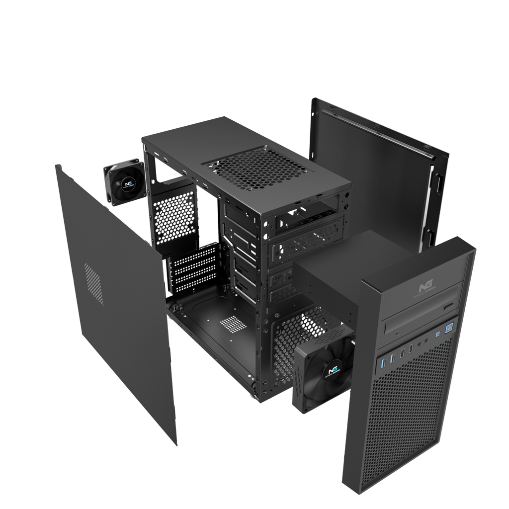 Nordic Studio mATX turnkassi, svartur - image 15 [4a3cb19bc3]