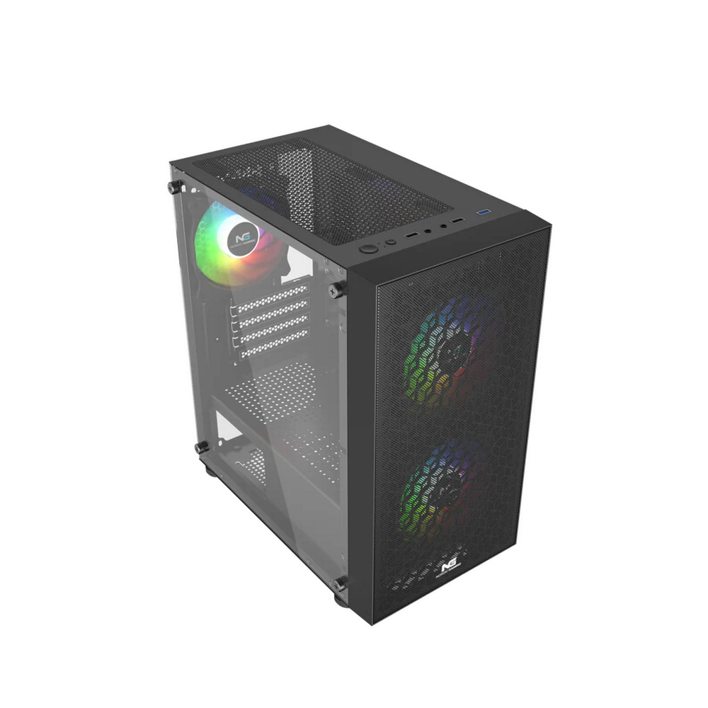 Nordic Gaming Mjolnir RGB mATX turnkassi, svartur - image 4 [6298bf6f9d]