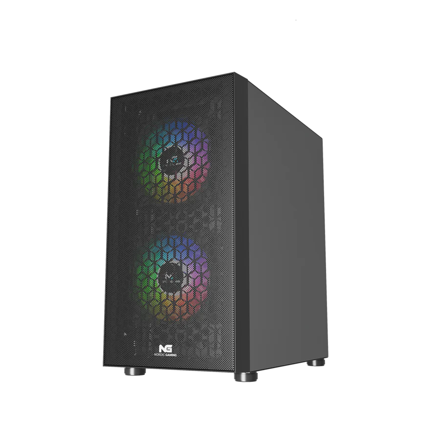 Nordic Gaming Mjolnir RGB mATX turnkassi, svartur - image 7 [5ccfae62f6]