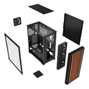 Nordic Gaming Ratatosk ATX turnkassi með viðarpanel, svartur - image 5 [3eff6ae106]