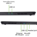 Acer Nitro V 16S Slim leikjafartölva, 16" QHD+180 i7-240H 16GB 1TB RTX5070 W11, Svört - image 8 [c26fc20237]