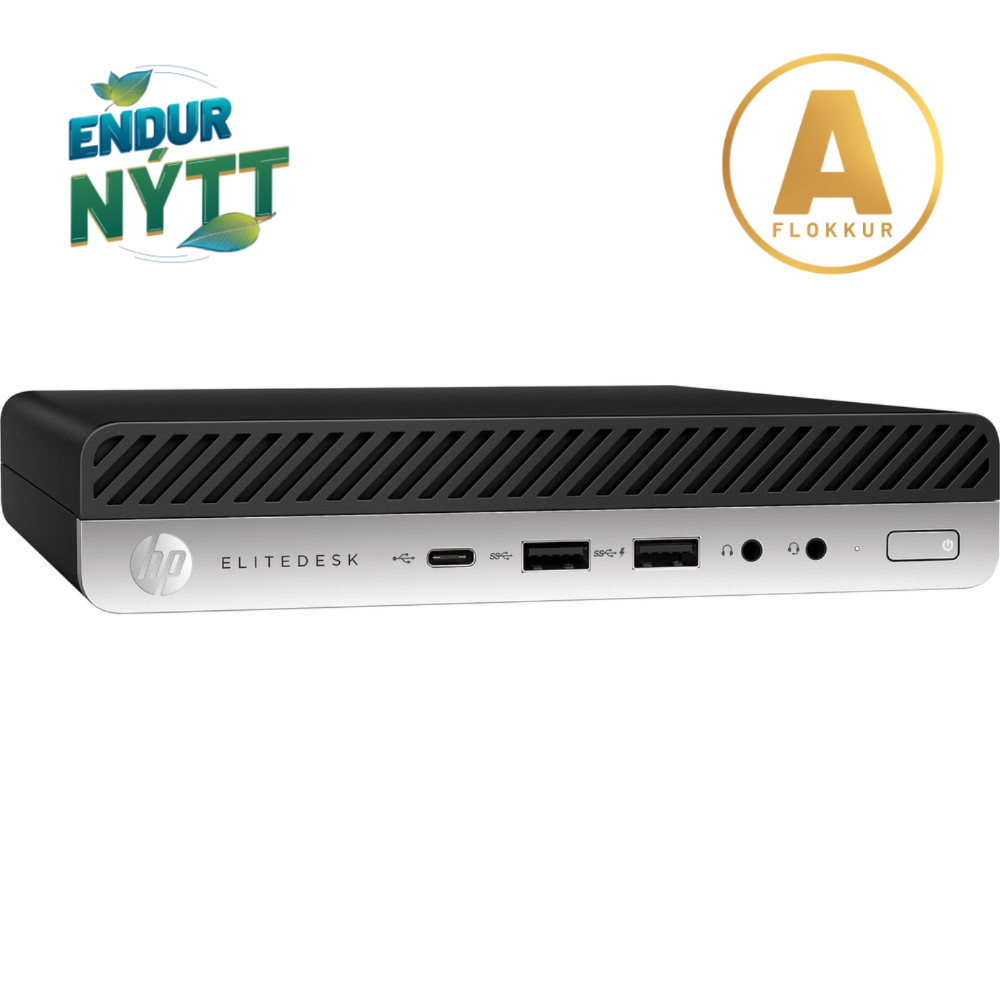 HP EliteDesk 600 G4 smátölva i5-9500T 16/256GB Wifi, W11P, endurnýtt - image 4 [ffaeca0e13]