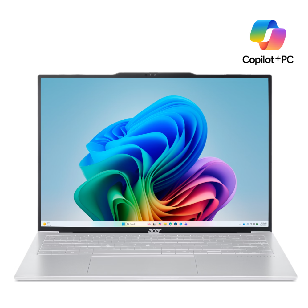Acer Swift Air 16 AI+ fartölva, 16" OLED FHD+ R5-5-330 AI 16/512GB W11, Silfur - image 2 [daa2112014]
