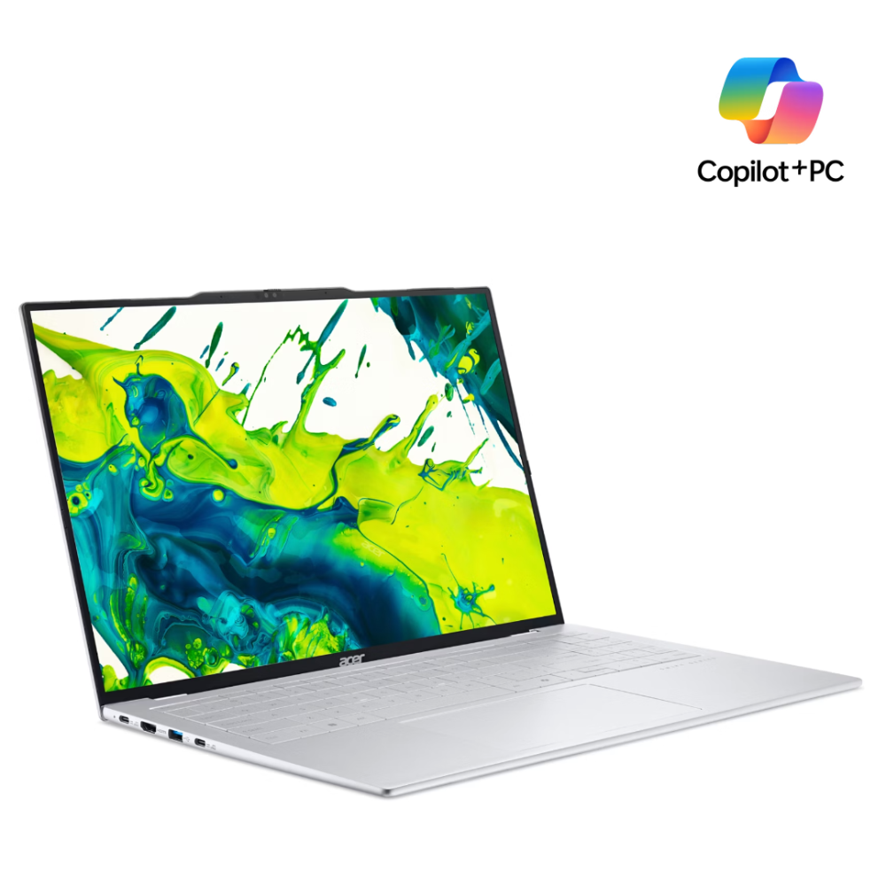 Acer Swift Air 16 AI+ fartölva, 16" OLED FHD+ R5-5-330 AI 16/512GB W11, Silfur - image 3 [b05ae58dff]
