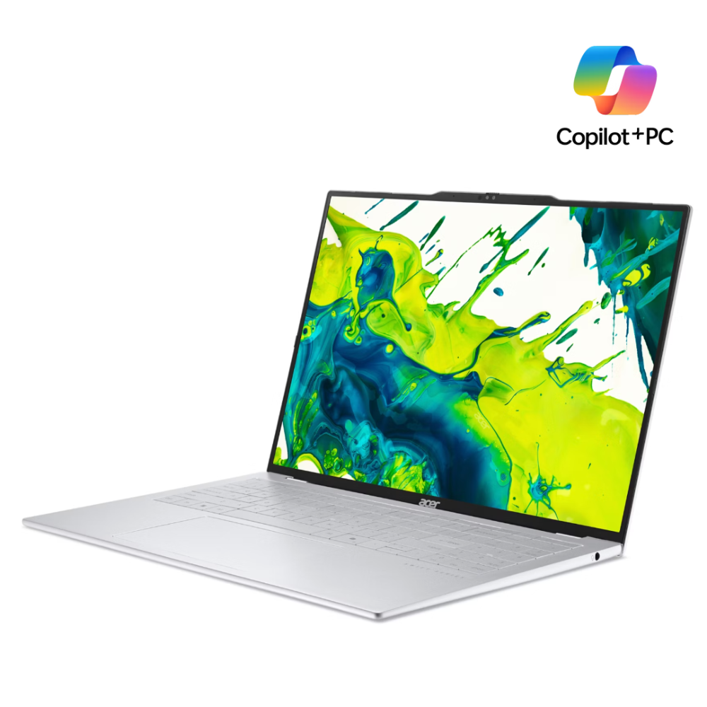 Acer Swift Air 16 AI+ fartölva, 16" OLED FHD+ R5-5-330 AI 16/512GB W11, Silfur - image 4 [acb421c957]