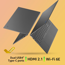 Acer Aspire 16 AI+ fartölva, 16" FHD+120 Ryzen AI-5-340 16/512GB W11, nps, Stál grá - image 11 [38458362b9]