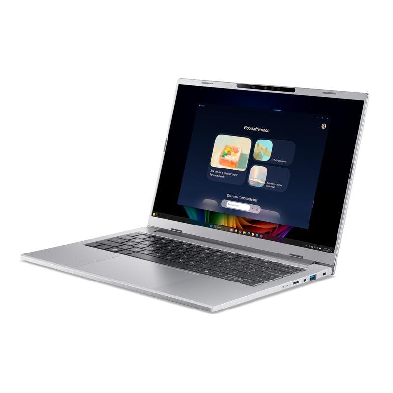Acer Aspire 14 AI+ fartölva, 14" OLED FHD+ Ryzen AI-7-345 16/512GB W11, nps, Stál grá - image 3 [e9793e9640]