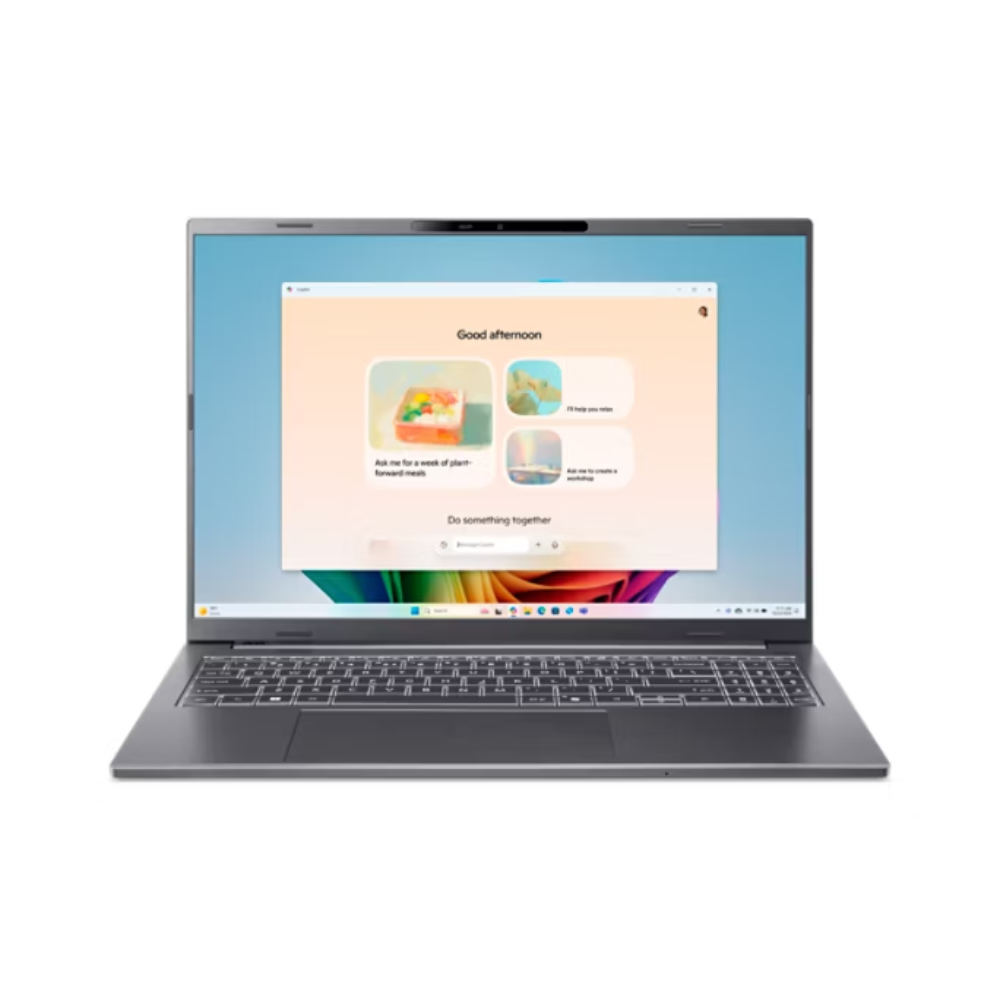 Acer Aspire 16 AI+ fartölva, 16" OLED FHD+120 Ryzen AI-7-345 16/512GB W11, nps, Stál grá - image 2 [7af418a53f]