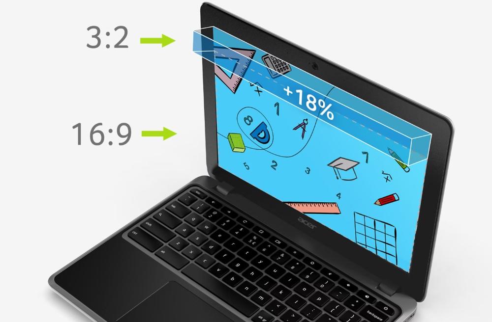 Acer Chromebook 512 C852-C2KV fartölva, 12" HD+ Intel N5100 4/32GB, Svört - image 17 [3d43532394]