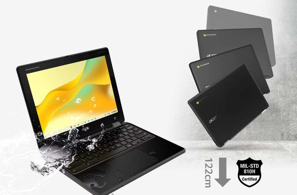 Acer Chromebook Spin 512 R856T-TCO-C162 fartölva, 12" HD+ Touch Intel N100 8/64GB, ísl. lykl., Svört - image 12 [de3555ef49]