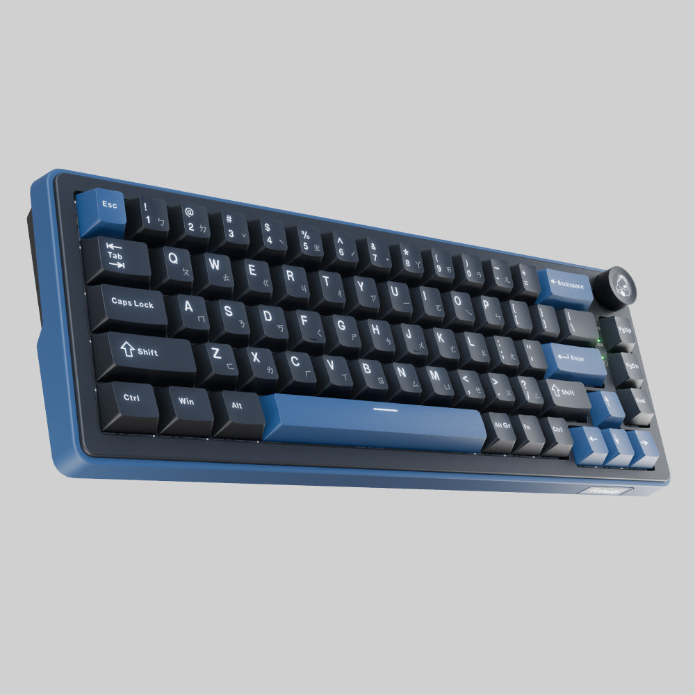 Ducky OK-M SF RGB þráðlaust multi-device lyklaborð, KTT Wine Red Linear svissar, íslenskt, svart - image 3 [ff0f3ae318]