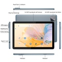 Pritom TronPad P30H-4G 10" HD+ 8-kjarna 6/128GB Android 15 4G LTE, spjaldtölva, kickstand cover, Grá - image 3 [29590c347c]