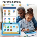 Pritom Kid Tab P30HK 10" HD+ 8-kjarna 4/128GB Android 15 spjaldtölva með bumper, Blá - image 7 [e463b16996]