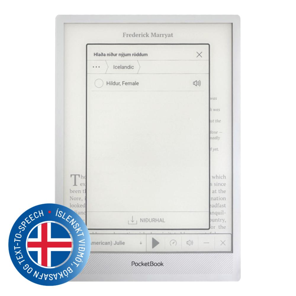 PocketBook InkPad One 10" lesbretti með íslensku viðmóti, Matte Black - image 8 [660feda4cc]