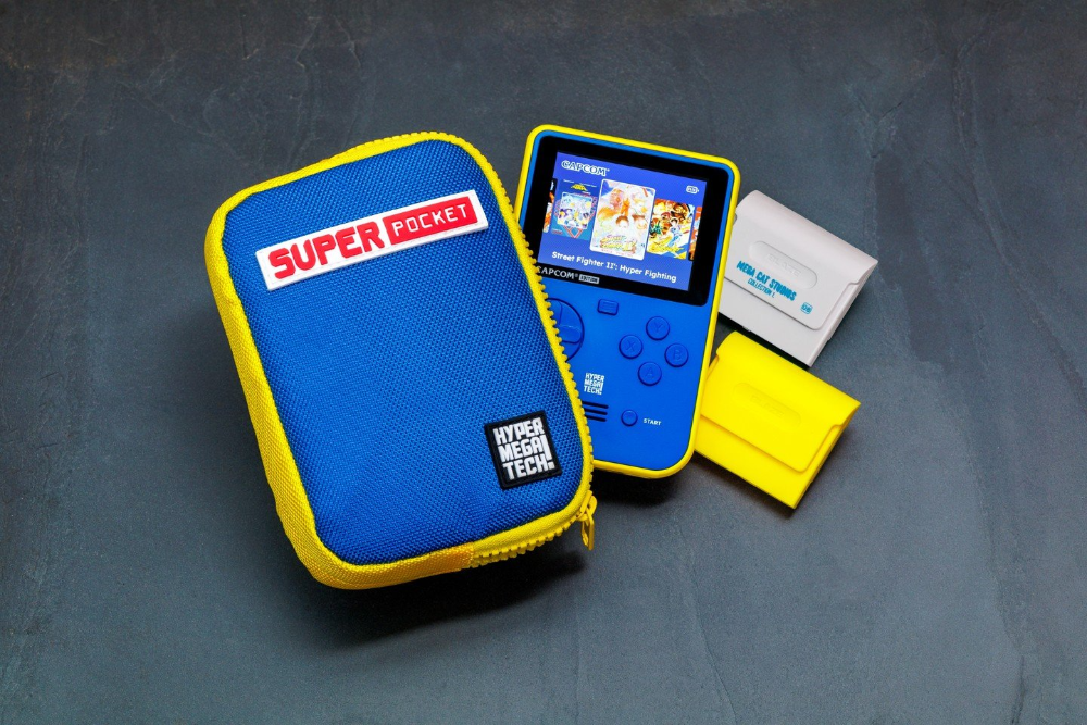 Evercade Blaze Super Pocket ferðataska, blá - image 4 [53e27eb3ab]