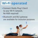 Shelly Plug S Matter Wi-Fi 12A Gen3 snjallinnstunga, hvít - image 5 [efea9060fc]
