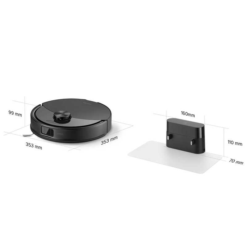 Xiaomi Mi Roborock Q10 VF snjallryksuguvélmenni, svört - image 7 [b305190f78]