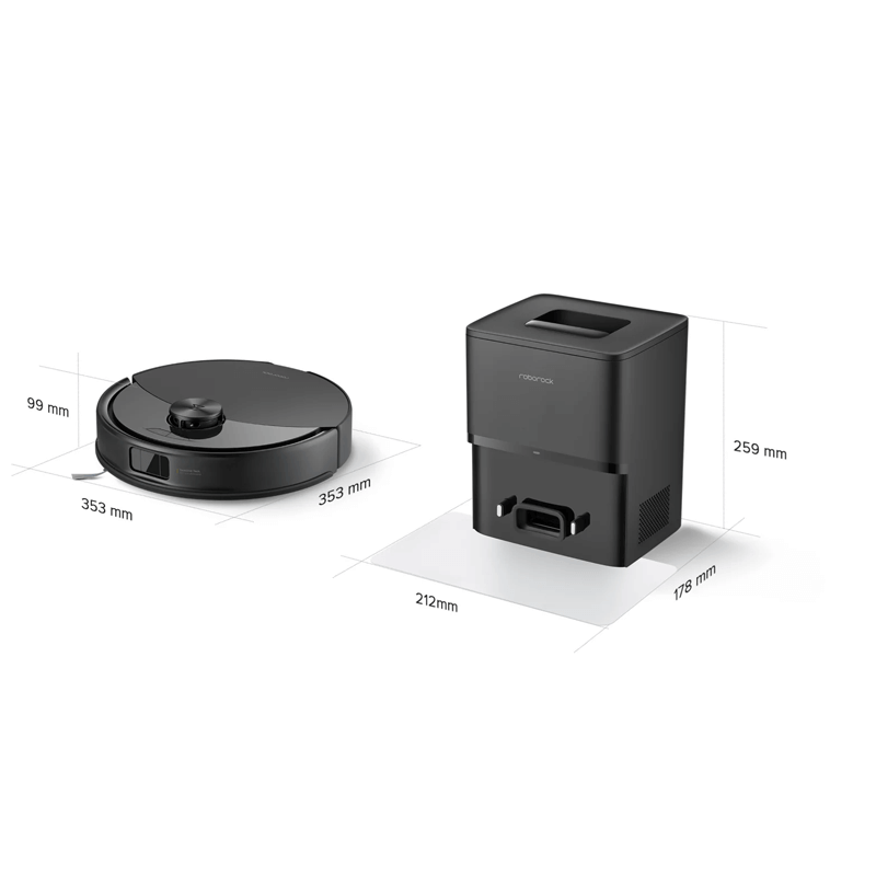 Xiaomi Mi Roborock Q10 VF+ snjallryksuguvélmenni, svört - image 9 [f6ecede977]