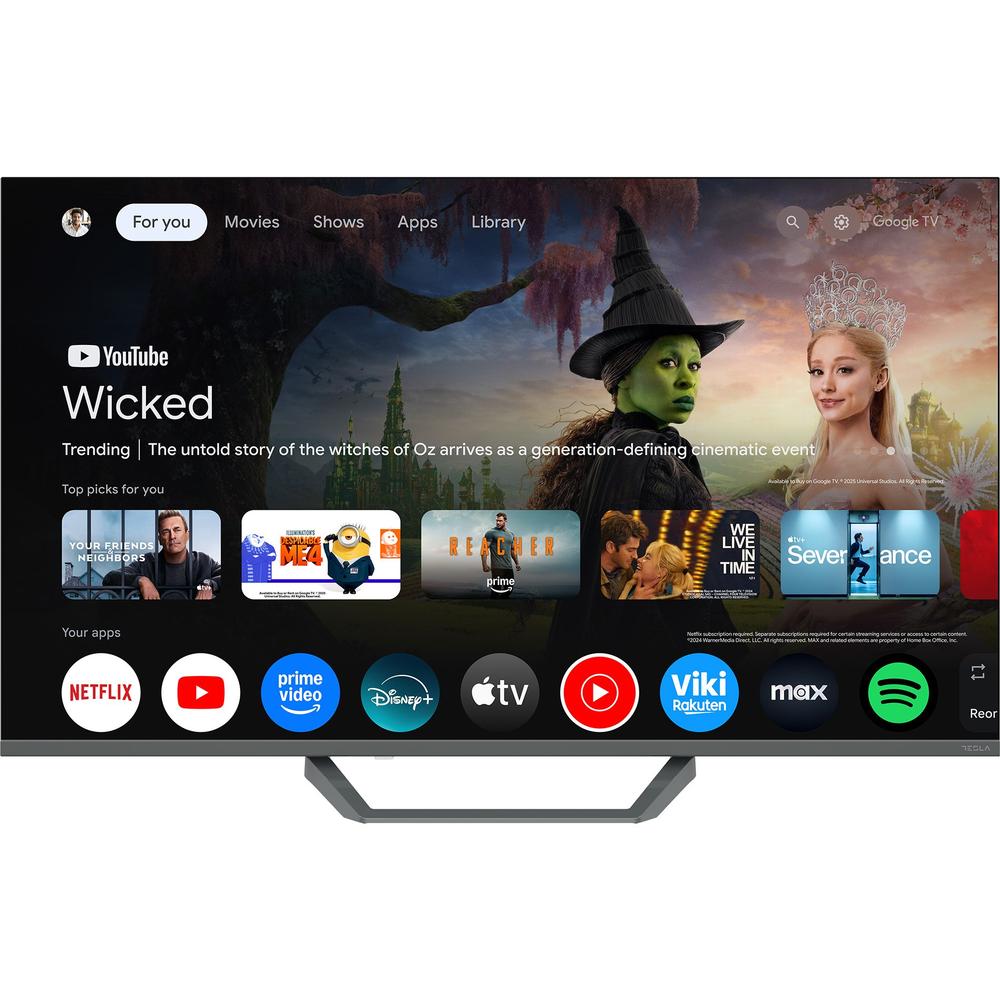 Tesla 43" QLED 4K Dolby Vision/Atmos Google TV snjallsjónvarp - image 4 [9d3bdbc2e3]