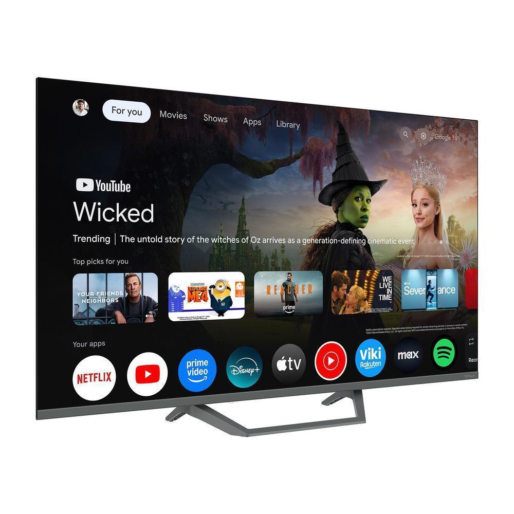 Tesla 75" QLED 4K Dolby Vision/Atmos Google TV snjallsjónvarp - image 6 [b0f3f38468]