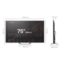 Tesla 75" QLED 4K Dolby Vision/Atmos Google TV snjallsjónvarp - image 10 [5221eb001f]