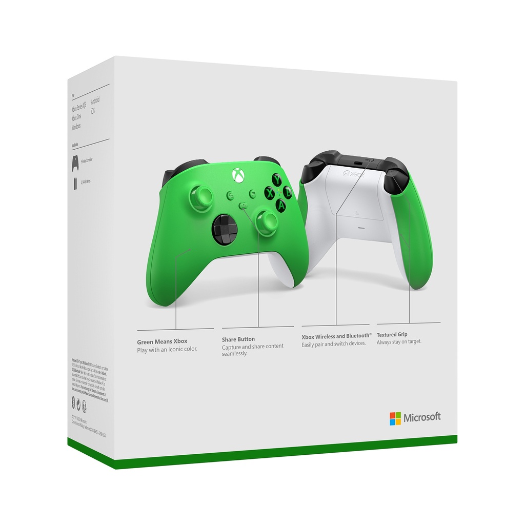 Microsoft Xbox Series S/X þráðlaus stýripinni, Grænn - image 11 [e60f06fd8f]