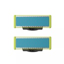 Philips OneBlade blá rakvélarblöð fyrir QP2824/10, 2stk - image 2 [180a1c372a]