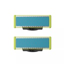 Philips OneBlade blá rakvélarblöð fyrir QP2824/10, 2stk - image 5 [fa7a3a9ac8]
