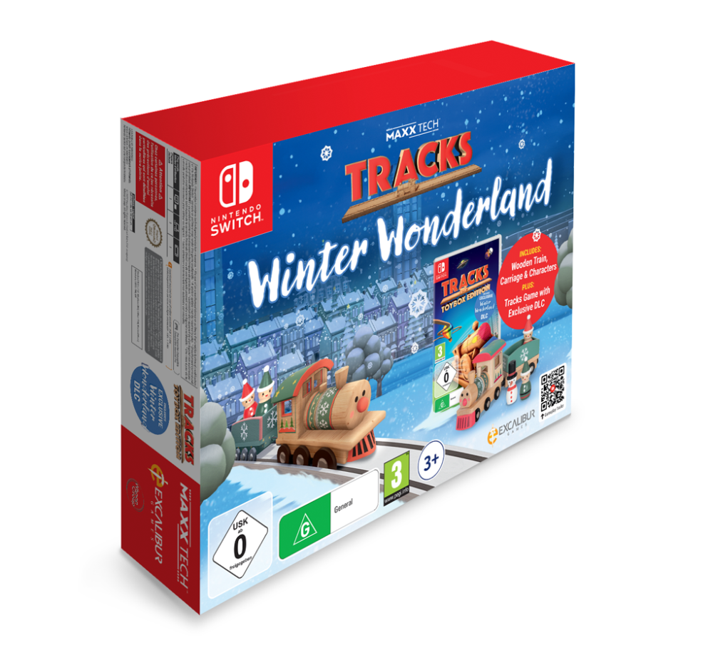 Maxx Tech Tracks Winter Wonderland jólapakki fyrir Nintendo Switch leikjatölvur - image 2 [780cd2c5d8]