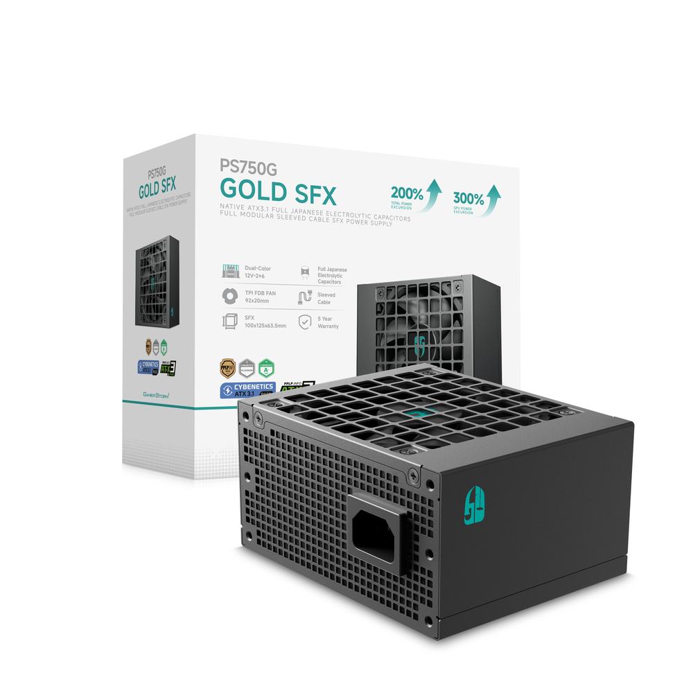 DeepCool PS750G 750W SFX ATX 3.1 Gold aflgjafi, svartur - image 18 [d308ad816c]