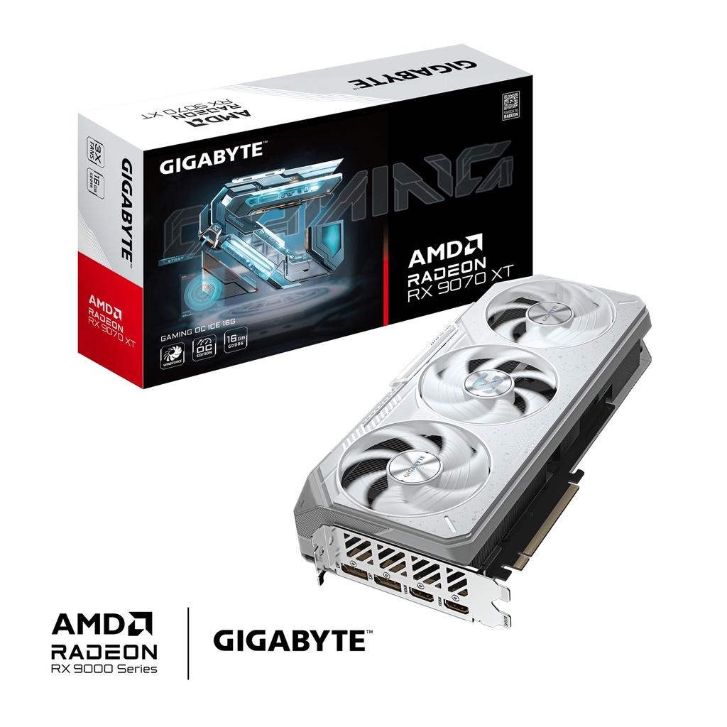 Gigabyte Radeon RX 9070 XT 16GB Gaming OC skjákort ICE, hvítt - image 19 [be4c49be41]