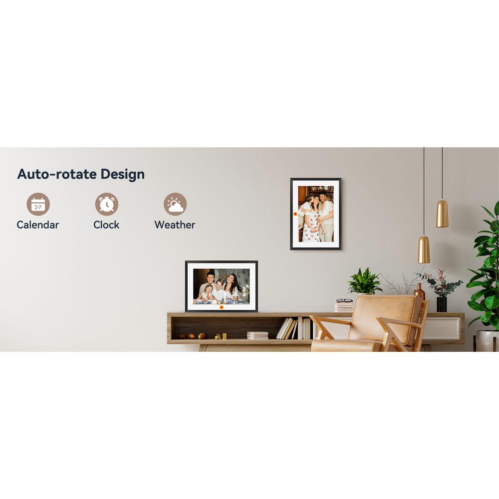 Kodak RCF-1005P 10" Wi-Fi stafrænn myndarammi með rafhlöðu, svartur - image 18 [7c7ab1b89d]