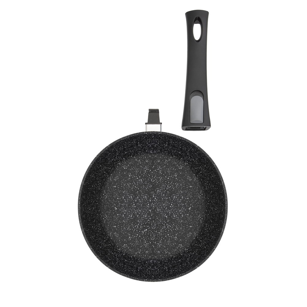 Resto Aries djúp panna, 20cm, hert ál, viðloðunarfrí marmarahúð, fjarl.handfang - image 7 [1df72bcb05]