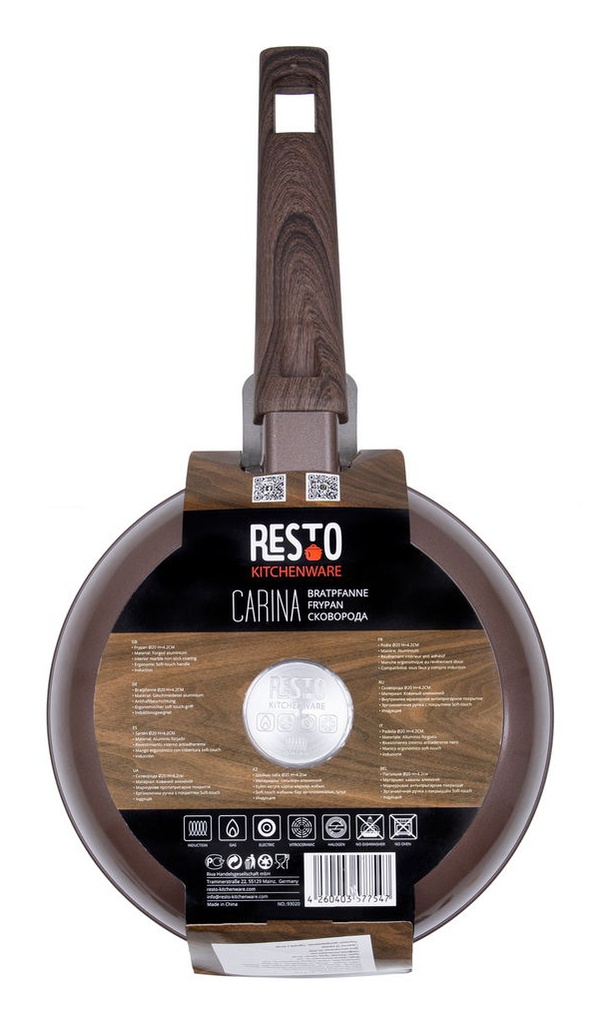 Resto Carina panna, 20cm, hert ál með viðloðunarfría marmarahúð - image 11 [82ca5776db]