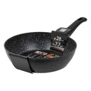 Resto Leo djúp panna, 28cm, hert ál, viðloðunarfrí marmarahúð, fjarl.handfang - image 13 [4956999acc]