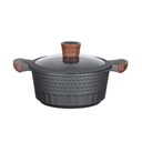 Resto Capella Casserole 2.6L pottur, 20cm, viðloðunarfrí húð, með glerloki - image 2 [8e823087a1]