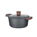 Resto Capella Casserole 4.6L pottur, 24cm, viðloðunarfrí húð, með glerloki - image 7 [72006ae021]